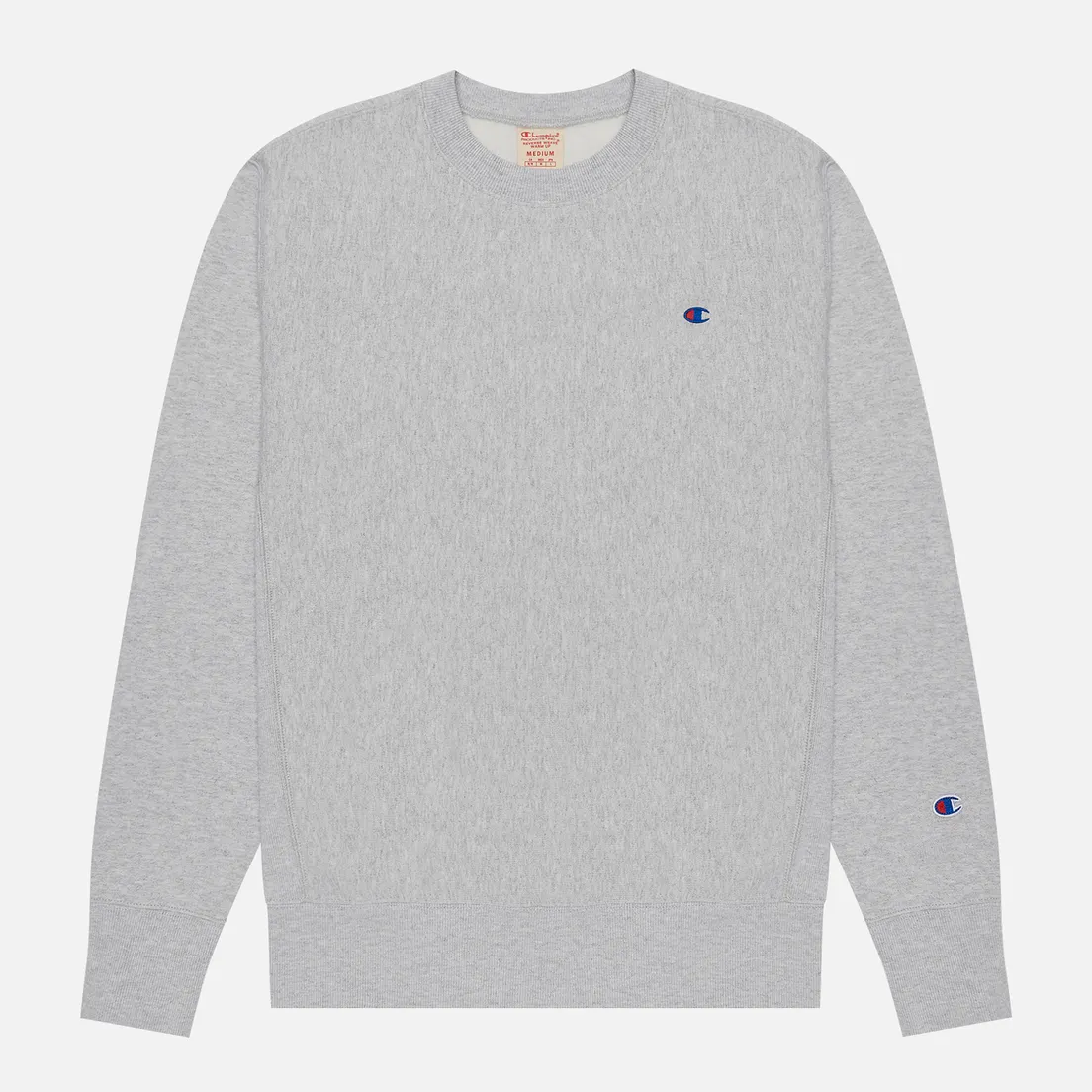 Champion Reverse Weave Мужская толстовка Small Logo Chest And Sleeve Crew Neck