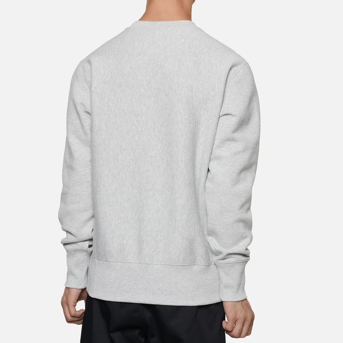 Champion Reverse Weave Мужская толстовка Small Logo Chest And Sleeve Crew Neck