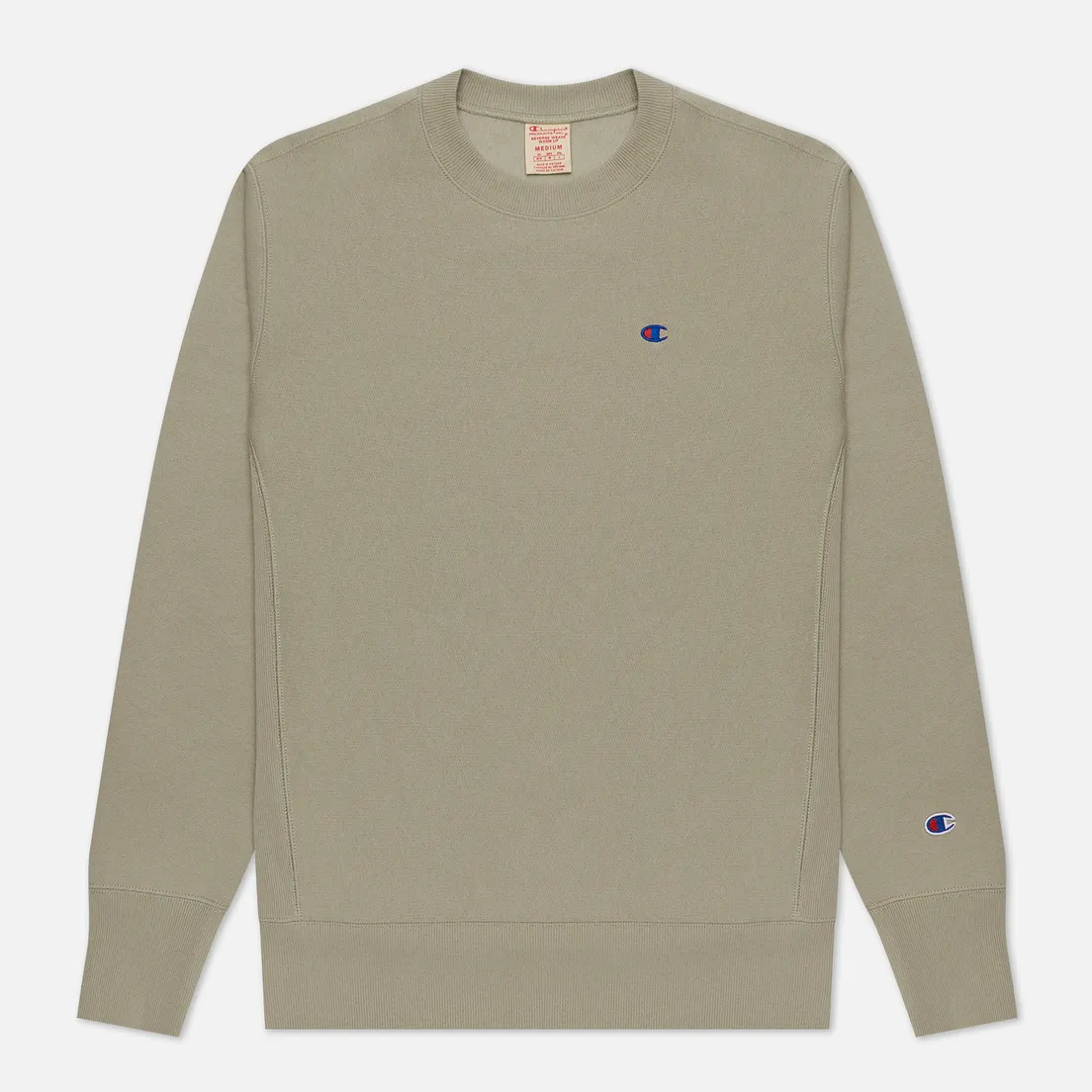 Champion Reverse Weave Мужская толстовка Small Logo Chest And Sleeve Crew Neck