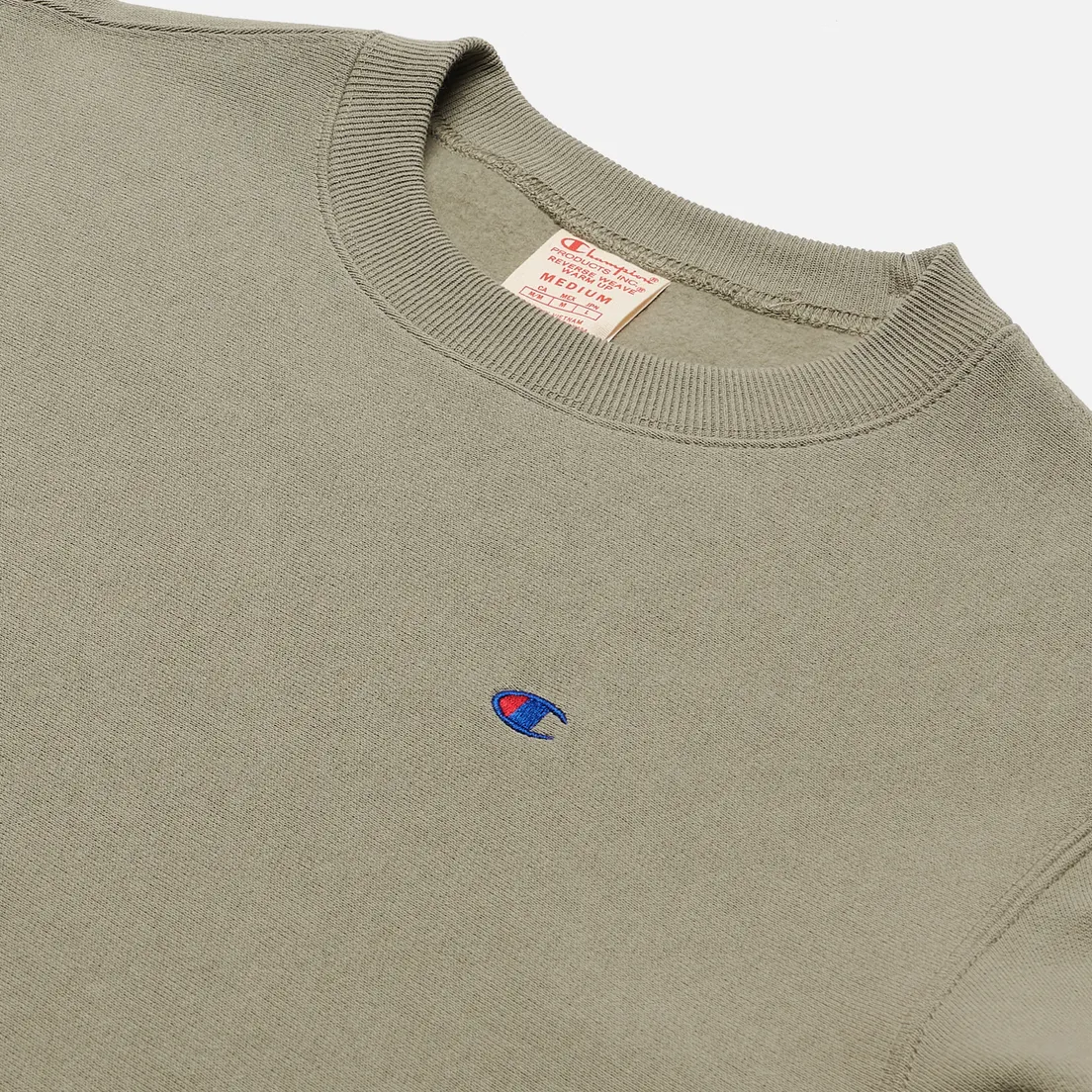 Champion Reverse Weave Мужская толстовка Small Logo Chest And Sleeve Crew Neck