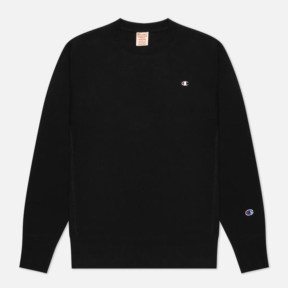 Champion Reverse Weave Мужская толстовка Small Logo Chest And Sleeve Crew Neck