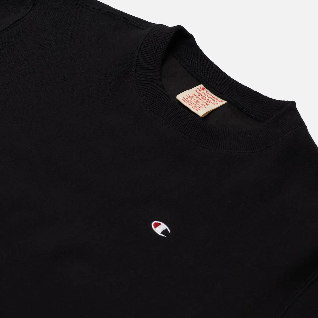 Champion Reverse Weave Мужская толстовка Small Logo Chest And Sleeve Crew Neck