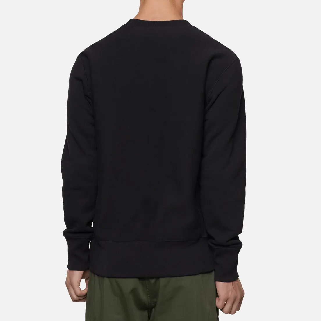 Champion Reverse Weave Мужская толстовка Small Logo Chest And Sleeve Crew Neck