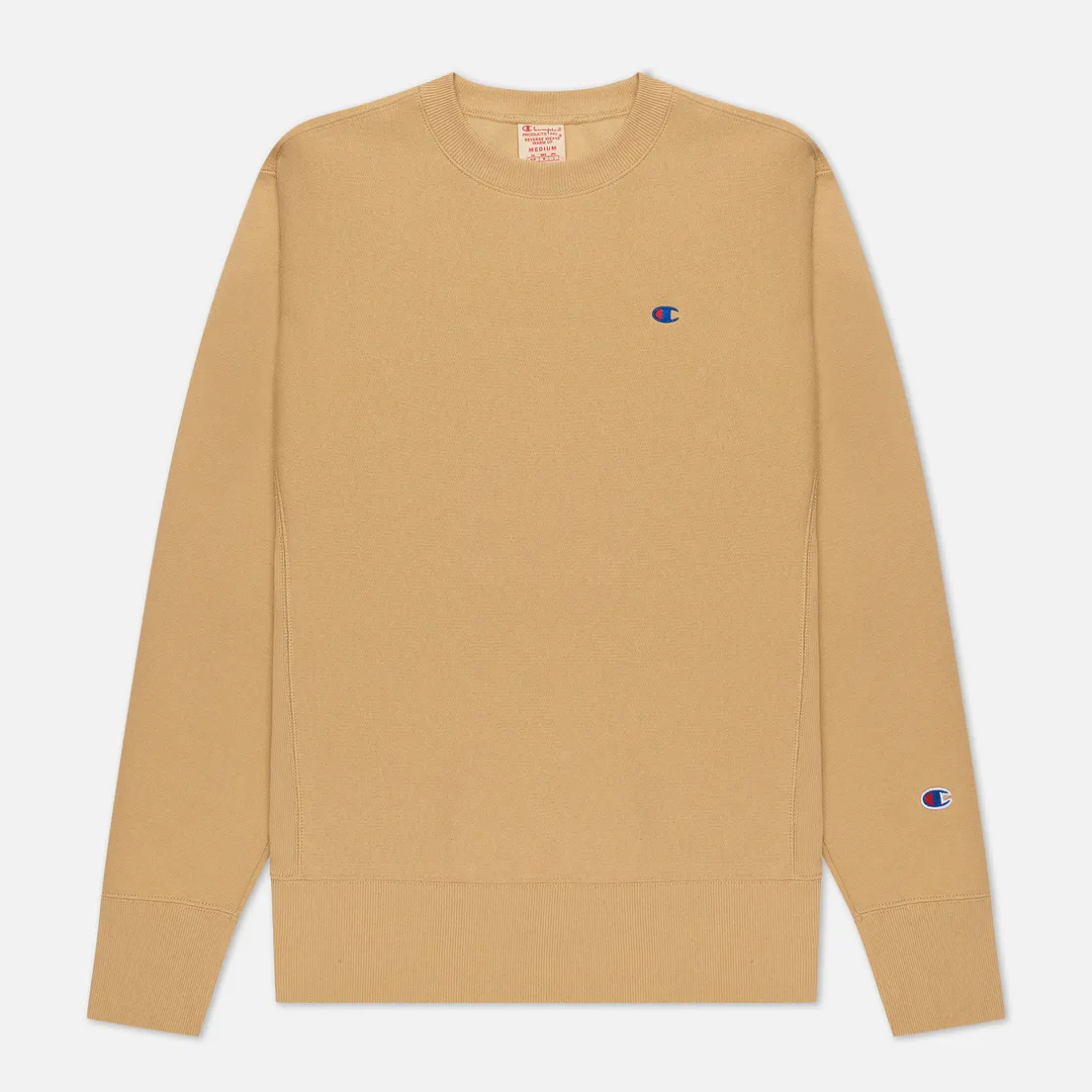 Champion Reverse Weave Мужская толстовка Small Logo Chest And Sleeve Crew Neck