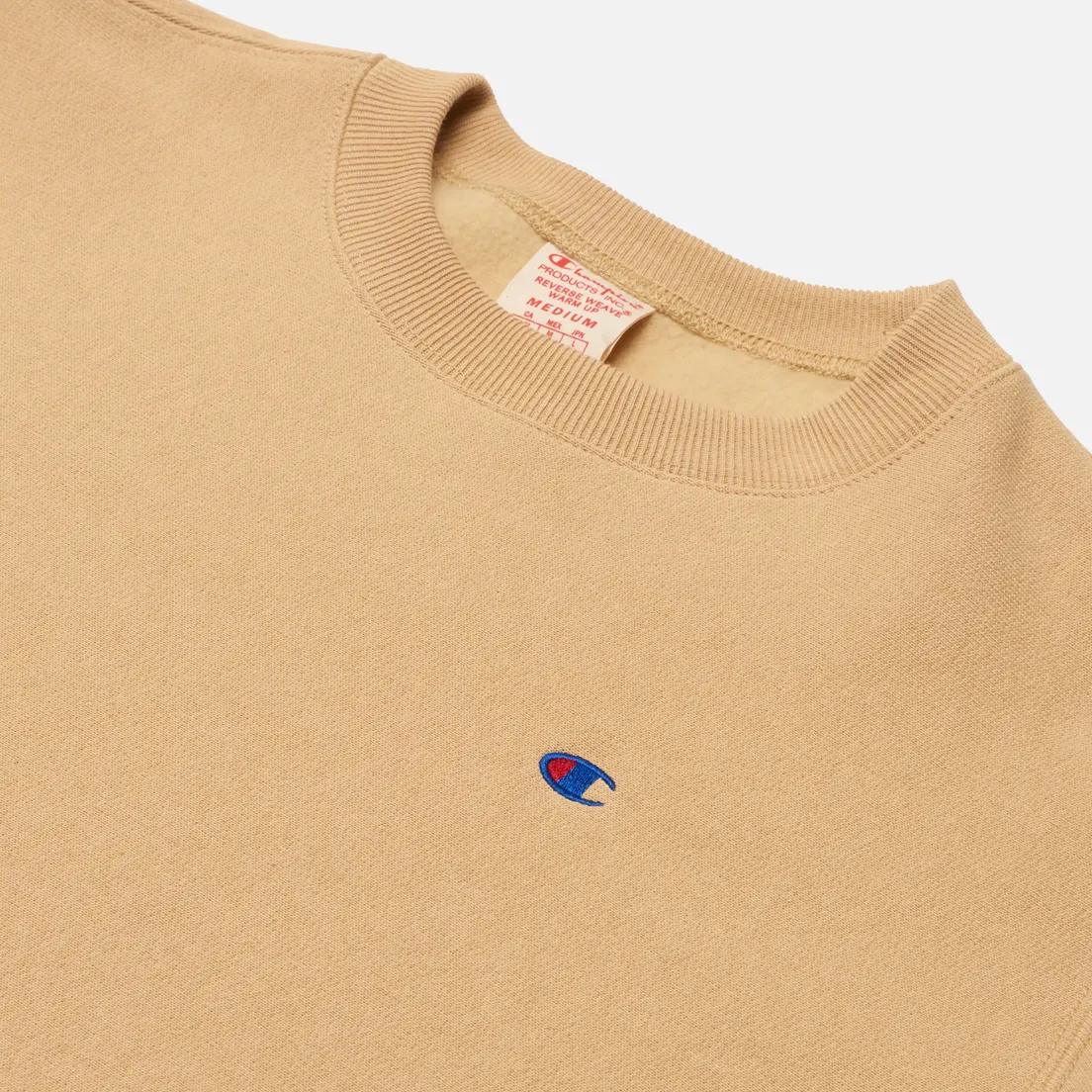 Champion Reverse Weave Мужская толстовка Small Logo Chest And Sleeve Crew Neck