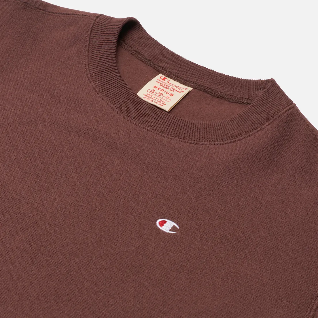 Champion Reverse Weave Мужская толстовка Small Logo Chest And Sleeve Crew Neck