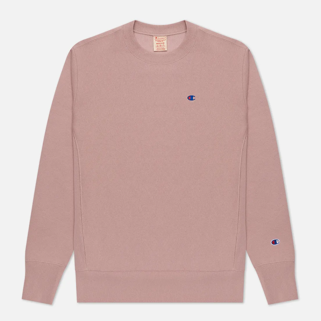 Champion Reverse Weave Мужская толстовка Small Logo Chest And Sleeve Crew Neck