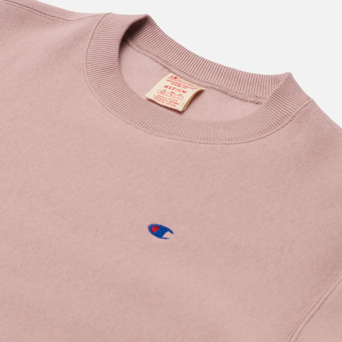 Champion Reverse Weave Мужская толстовка Small Logo Chest And Sleeve Crew Neck
