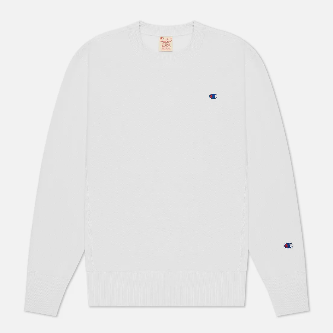 Champion Reverse Weave Мужская толстовка Small Logo Chest And Sleeve Crew Neck