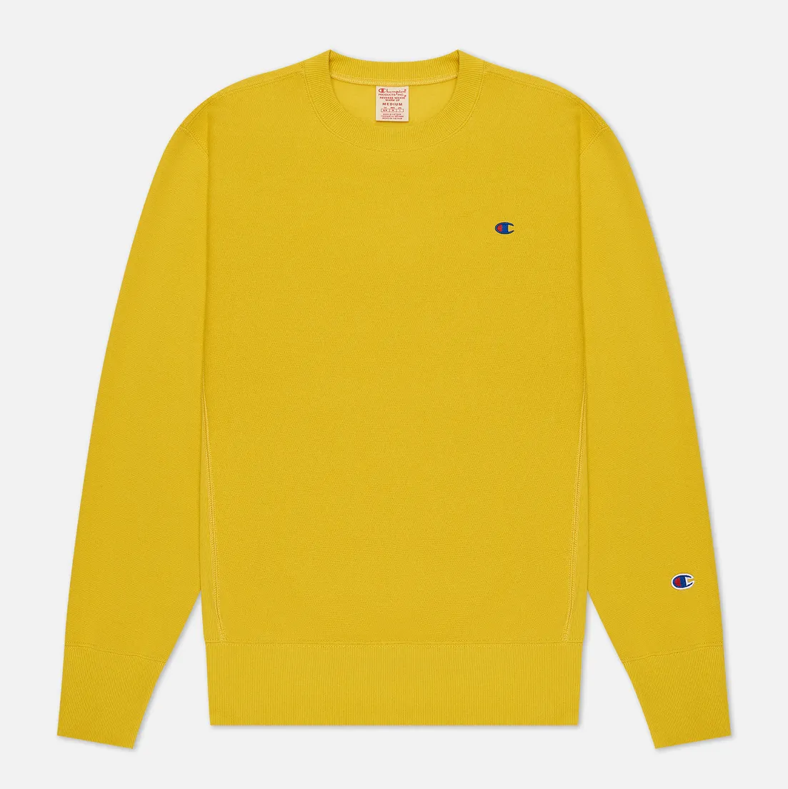 Champion Reverse Weave Мужская толстовка Small Logo Chest And Sleeve Crew Neck
