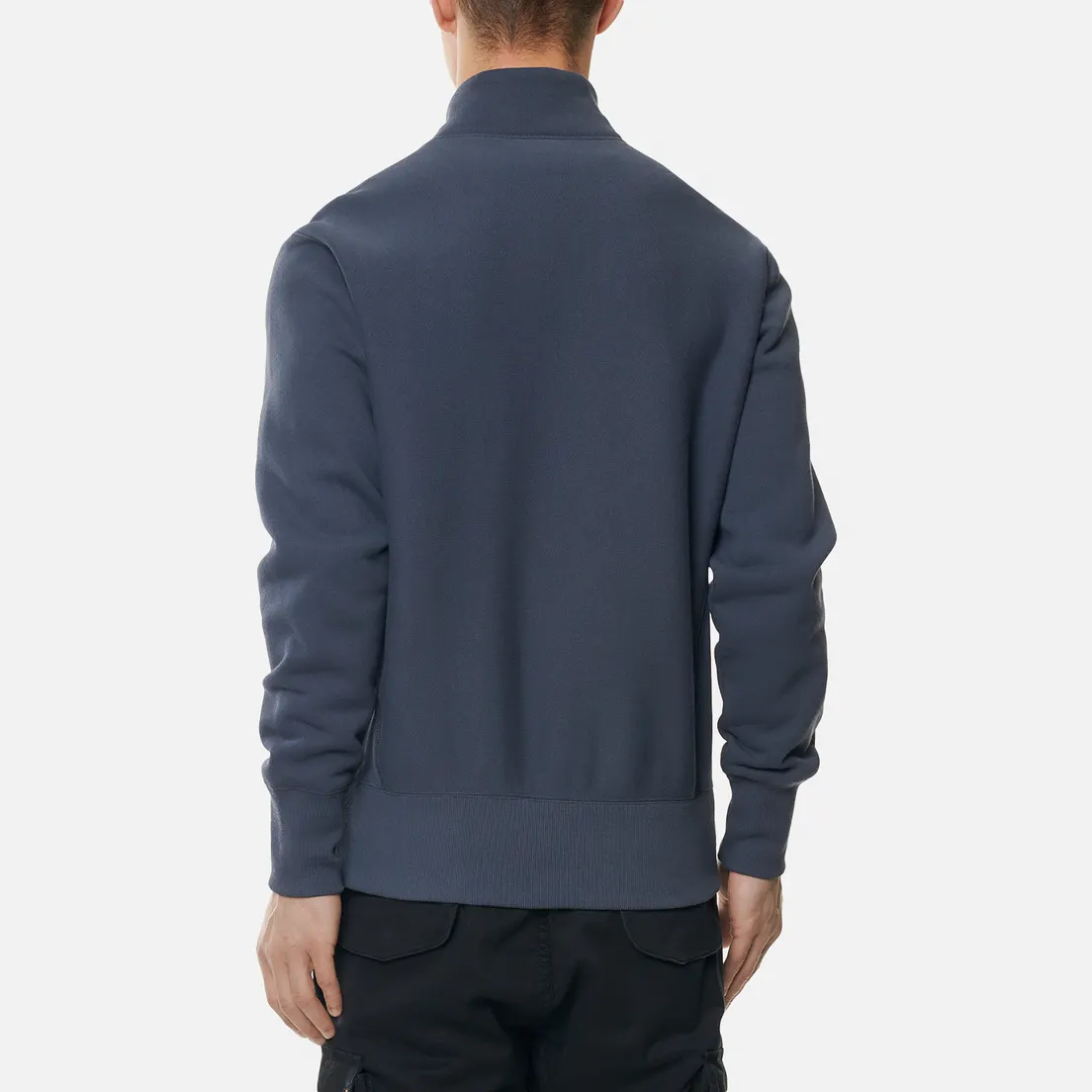 Champion Reverse Weave Мужская толстовка Small Logo Chest And Sleeve Half Zip