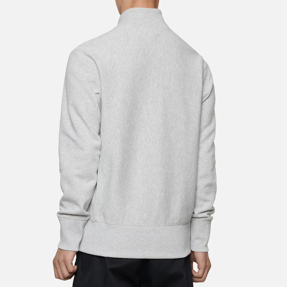 Champion Reverse Weave Мужская толстовка Small Logo Chest And Sleeve Half Zip