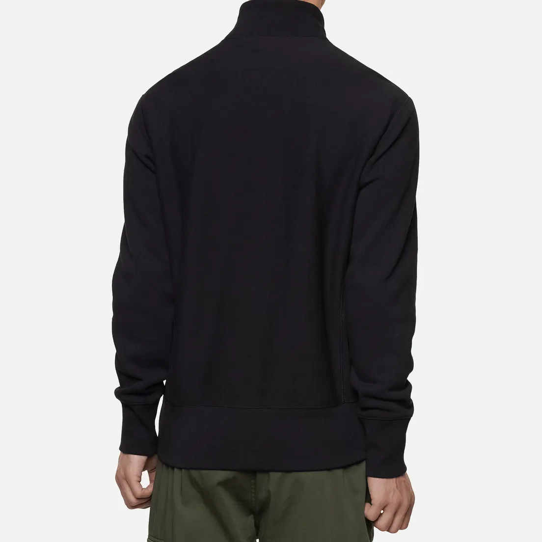Champion Reverse Weave Мужская толстовка Small Logo Chest And Sleeve Half Zip