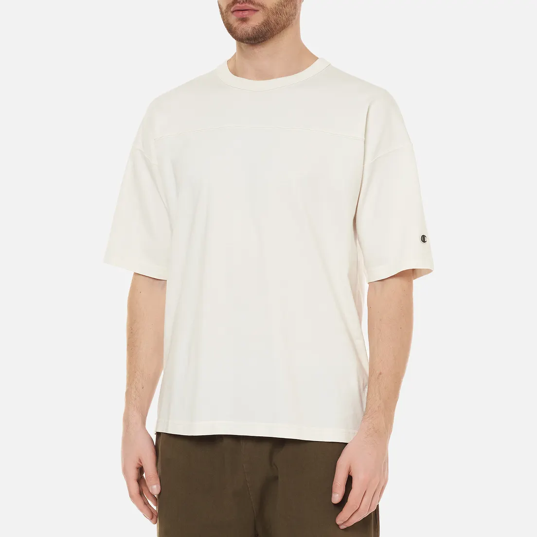 Champion Reverse Weave Мужская футболка Organic Cotton Crew Neck Custom Fit
