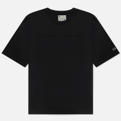 Мужская футболка Champion Reverse Weave Organic Cotton Crew Neck Custom Fit Black Beauty