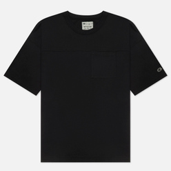 Мужская футболка Champion Reverse Weave Organic Cotton Patch Pocket Custom Fit Black Beauty