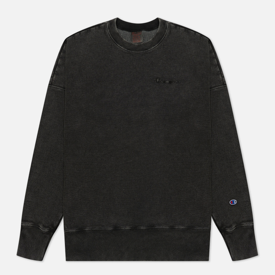 Мужская толстовка Champion Reverse Weave Script Logo Drop Shoulder Black