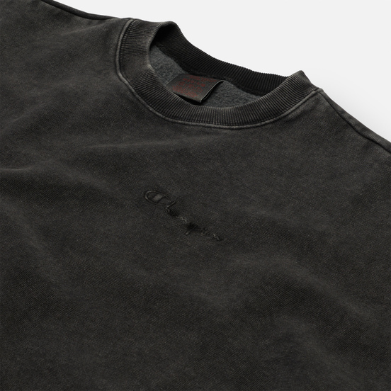 Мужская толстовка Champion Reverse Weave Script Logo Drop Shoulder Black