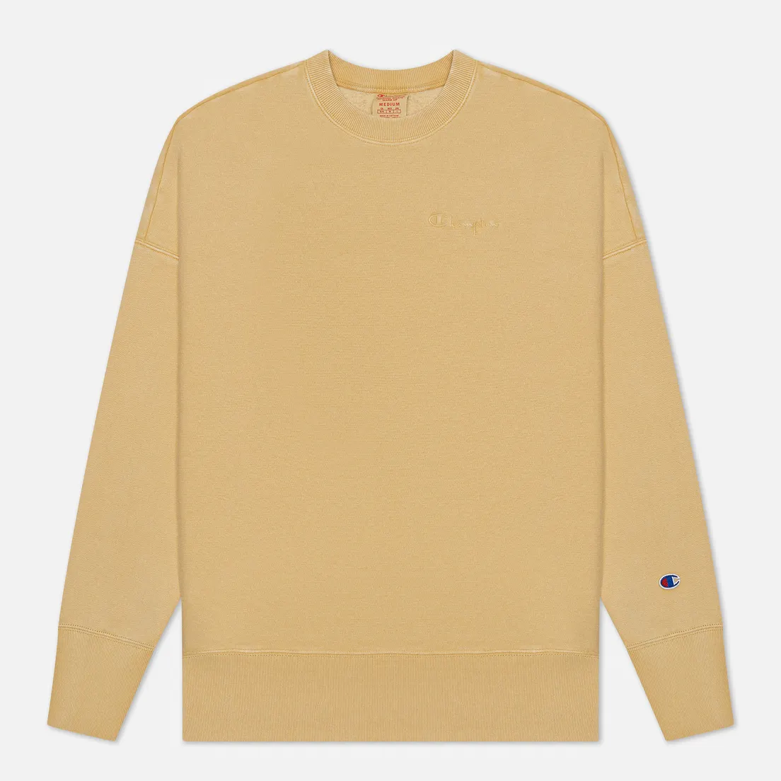 Champion Reverse Weave Мужская толстовка Script Logo Drop Shoulder
