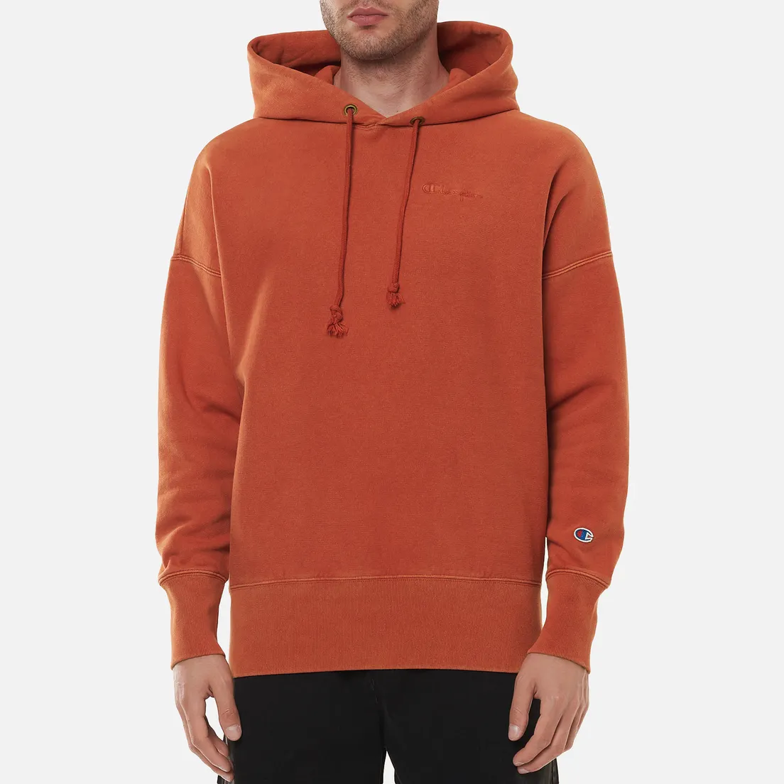 Champion Reverse Weave Мужская толстовка Script Logo Embroidery Hooded