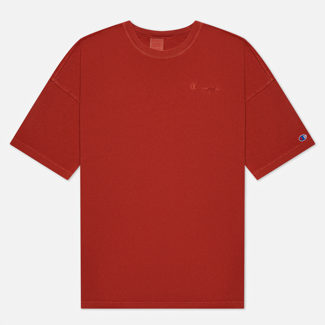Champion Reverse Weave Мужская футболка Script Logo Drop Shoulder