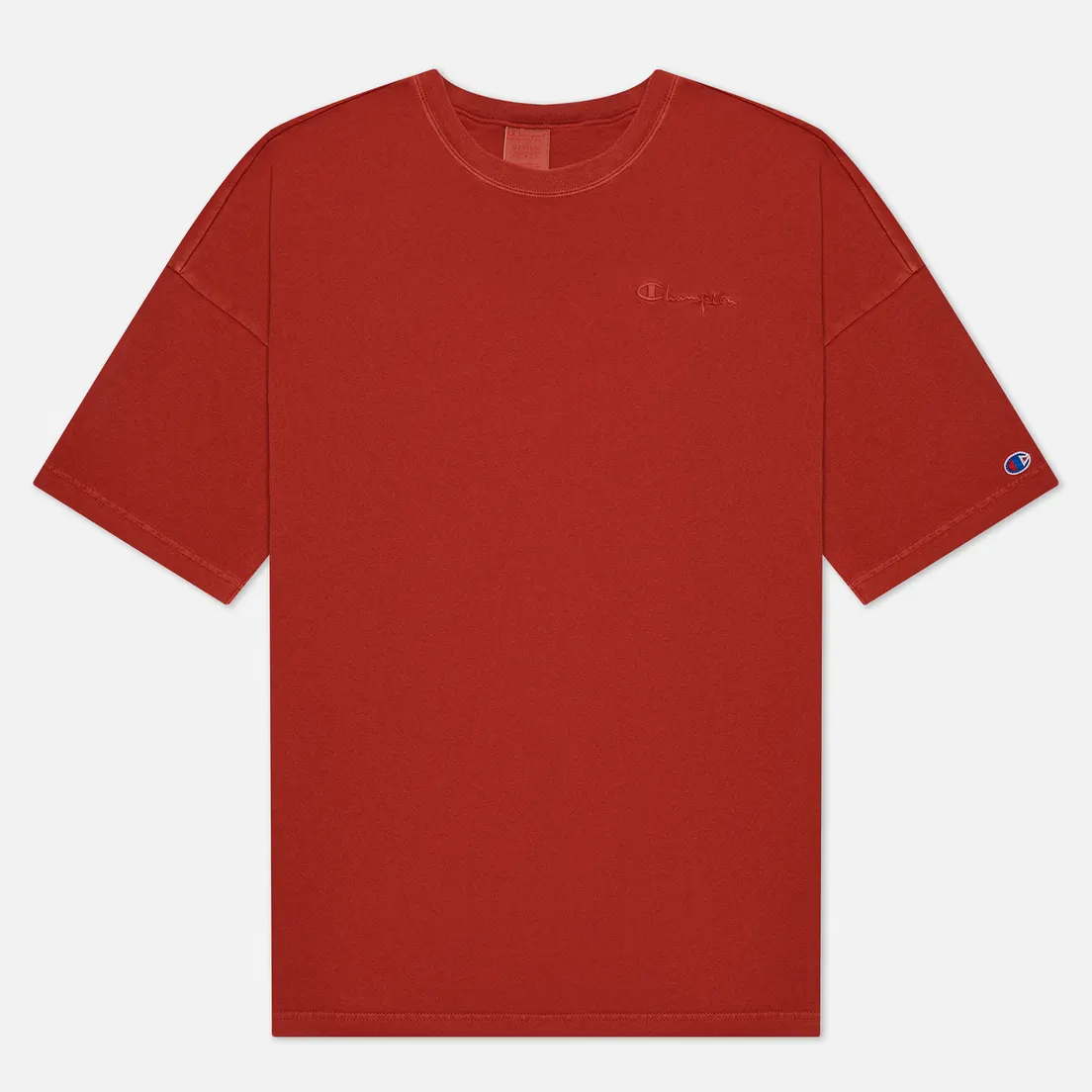 Champion Reverse Weave Мужская футболка Script Logo Drop Shoulder