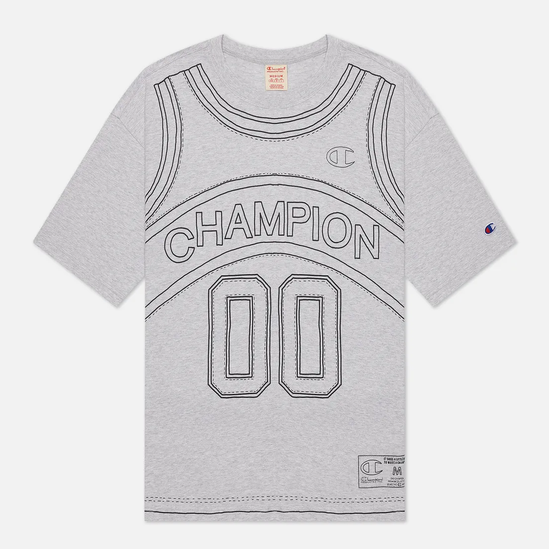 Champion Reverse Weave Мужская футболка Athletic Jersey Combed Number 17