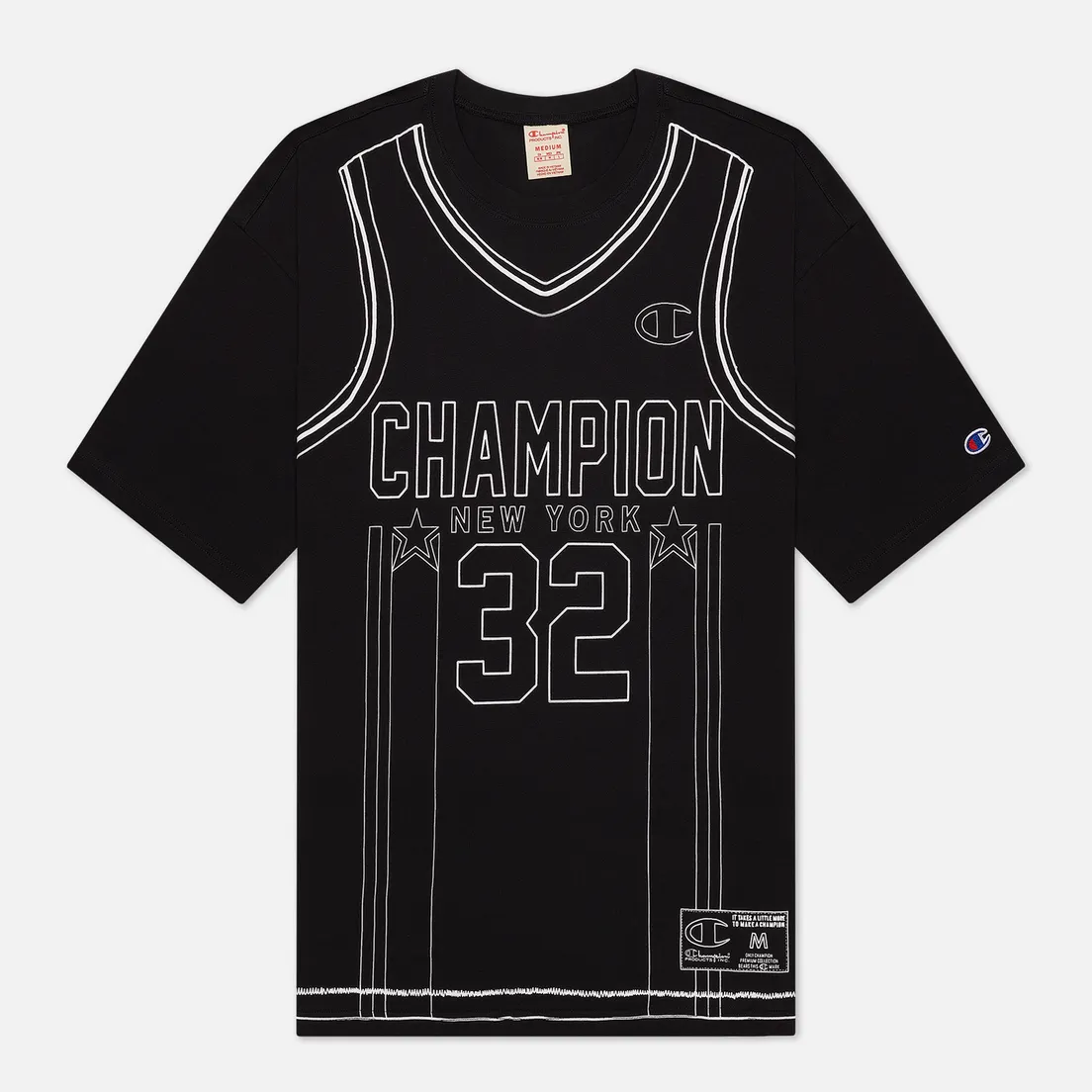 Champion Reverse Weave Мужская футболка Athletic Jersey Combed Number 17
