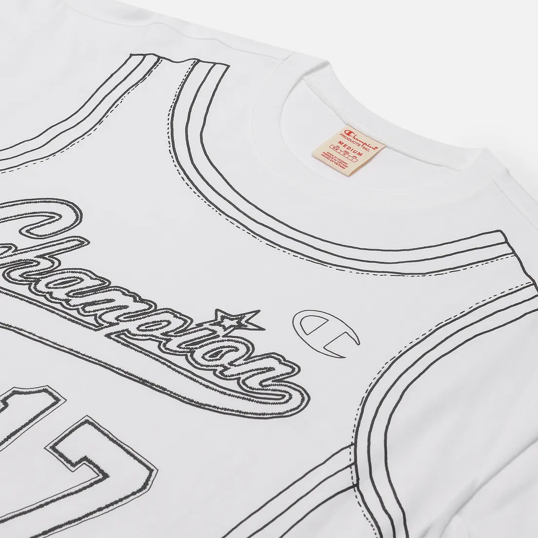 Champion Reverse Weave Мужская футболка Athletic Jersey Combed Number 17