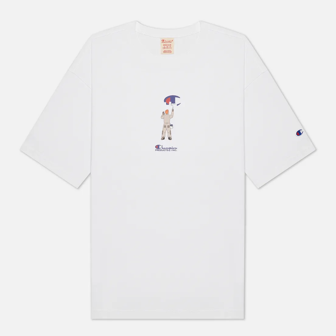 Champion Reverse Weave Мужская футболка Logo Graphic Motif Printed 6
