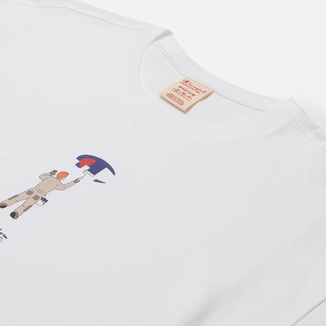 Champion Reverse Weave Мужская футболка Logo Graphic Motif Printed 6