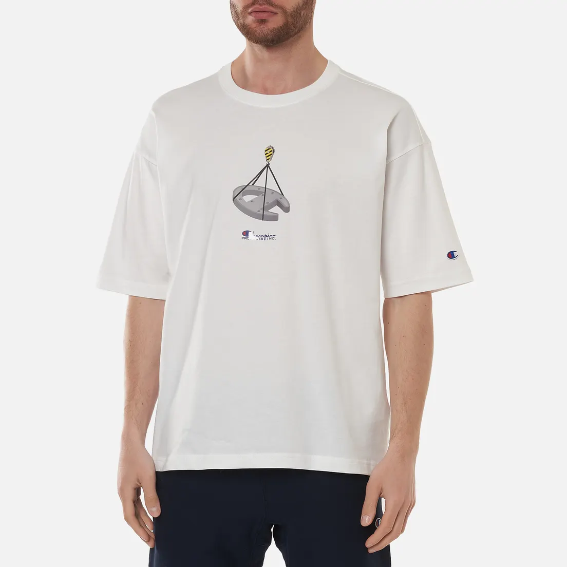 Champion Reverse Weave Мужская футболка Logo Graphic Motif Printed 7