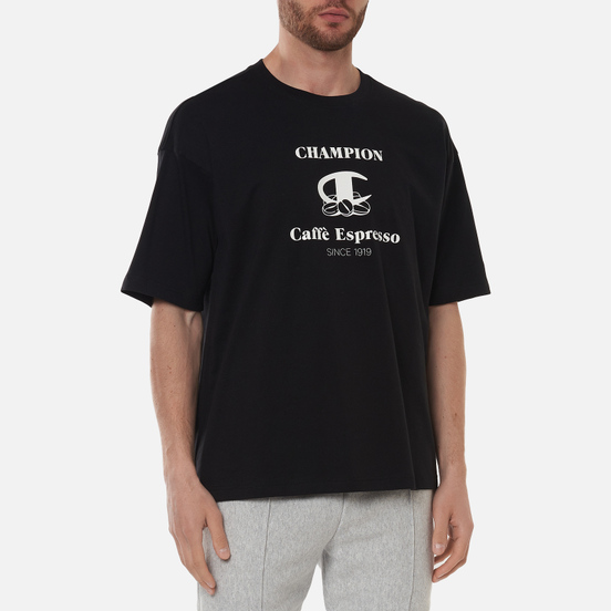 Мужская футболка Champion Reverse Weave Caffe Espresso Graphic Black