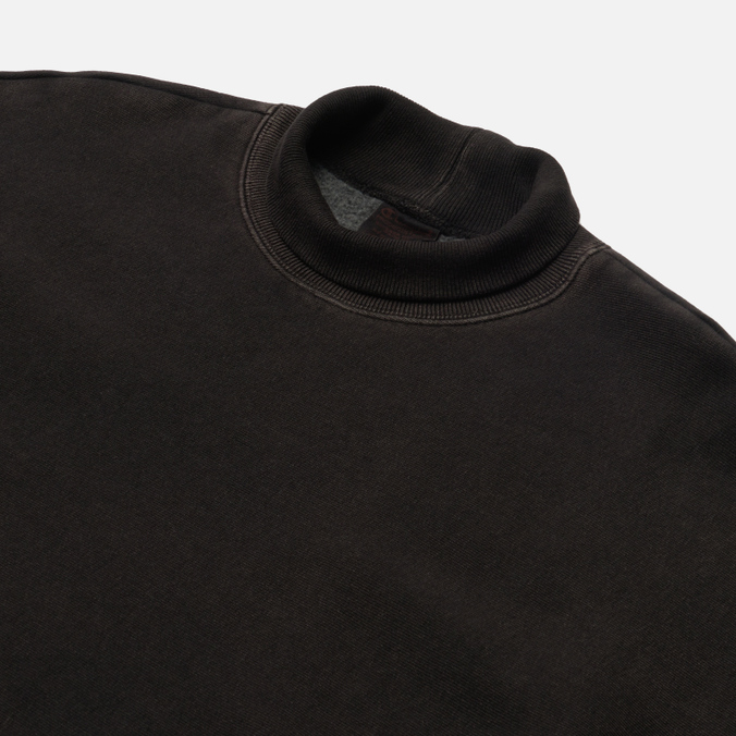 Мужская толстовка Champion Reverse Weave, цвет чёрный, размер XL 216491-KK001 Garment Dyed & Acid Wash High Neck - фото 2