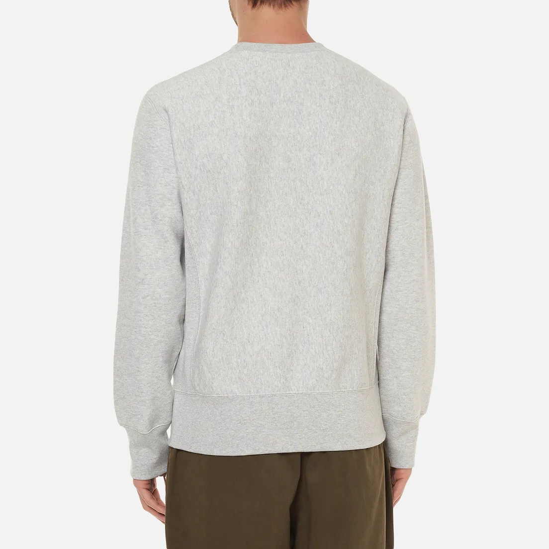 Champion Reverse Weave Мужская толстовка C Logo Crew Neck Custom Fit