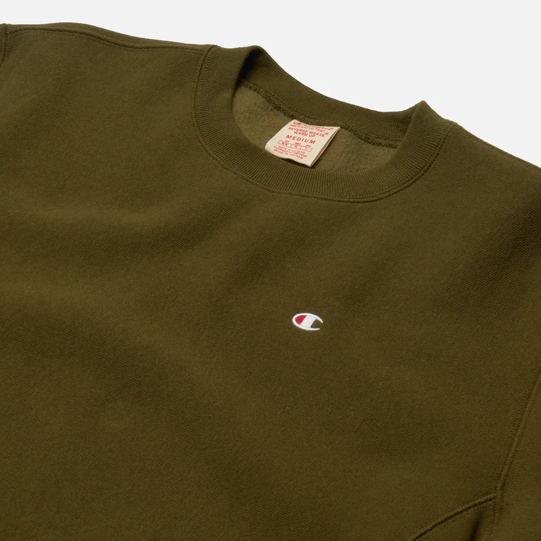 Champion Reverse Weave Мужская толстовка C Logo Crew Neck Custom Fit