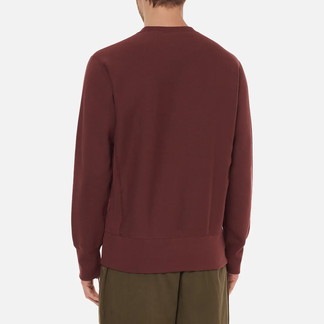 Champion Reverse Weave Мужская толстовка C Logo Crew Neck Custom Fit