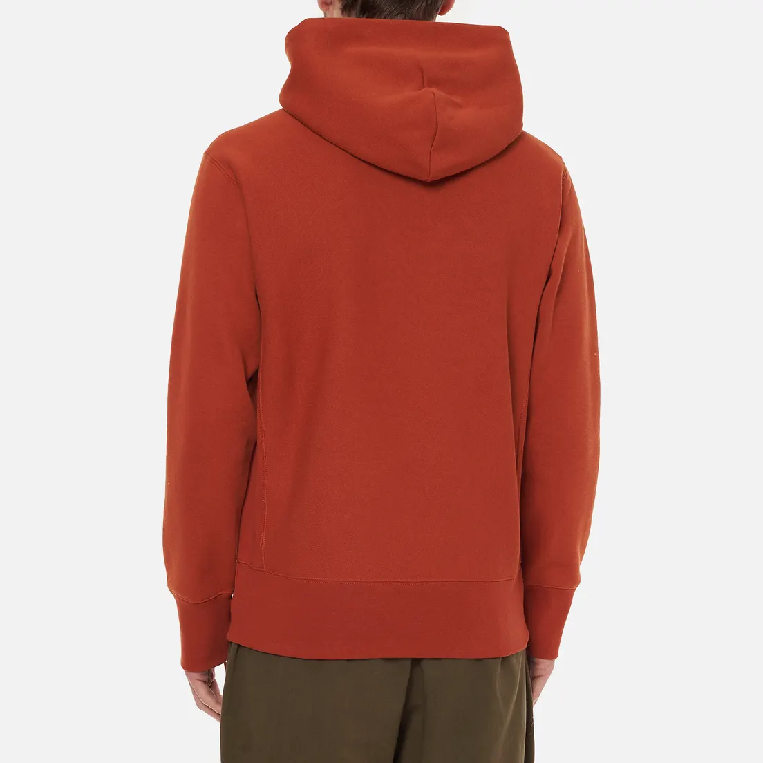 Champion Reverse Weave Мужская толстовка C Logo Hoodie Custom Fit