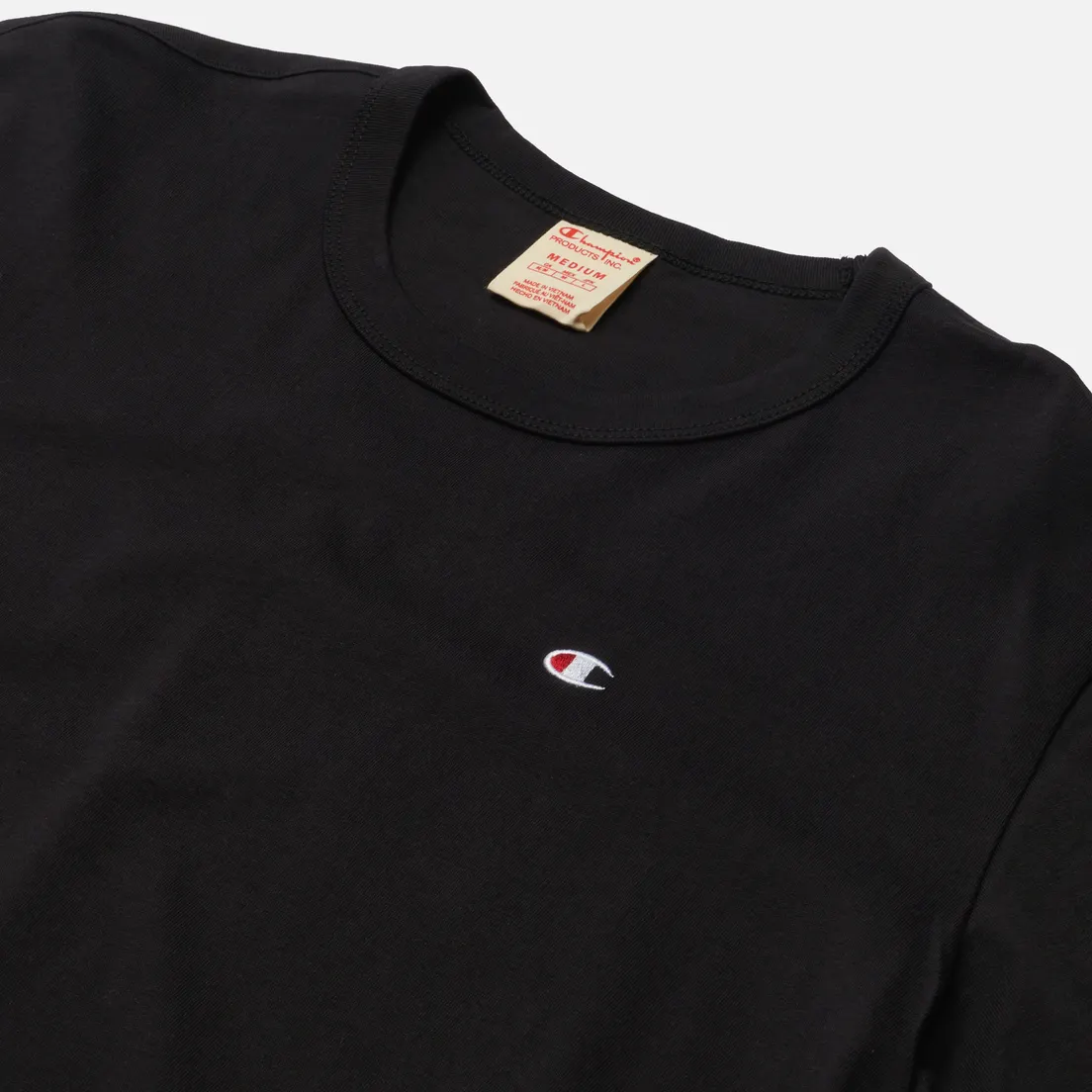Champion Reverse Weave Мужская футболка Basic C Logo Crew Neck Comfort Fit