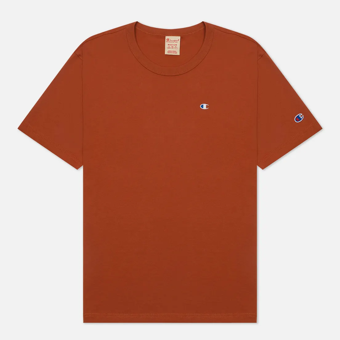 Champion Reverse Weave Мужская футболка Basic C Logo Crew Neck Comfort Fit