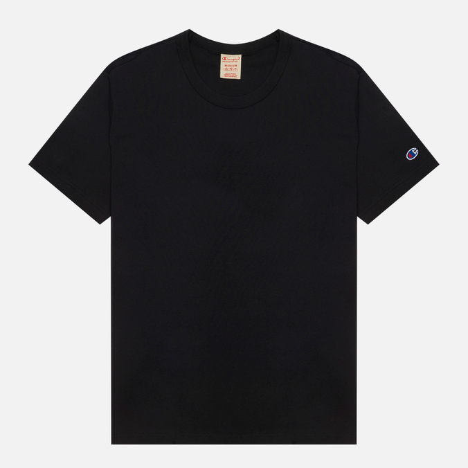 Мужская футболка Champion Reverse Weave, цвет чёрный, размер S