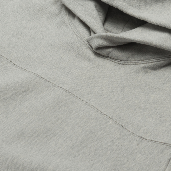 Мужская толстовка Champion Reverse Weave, цвет серый, размер L 216628-EM034 Organic Cotton Hoodie Custom Fit - фото 2