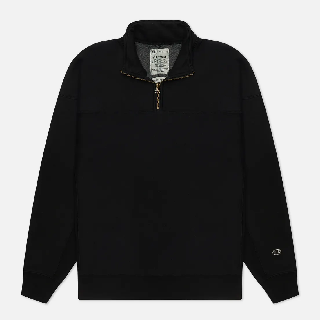 Champion Reverse Weave Мужская толстовка Organic Cotton Half Zip-Up Custom Fit