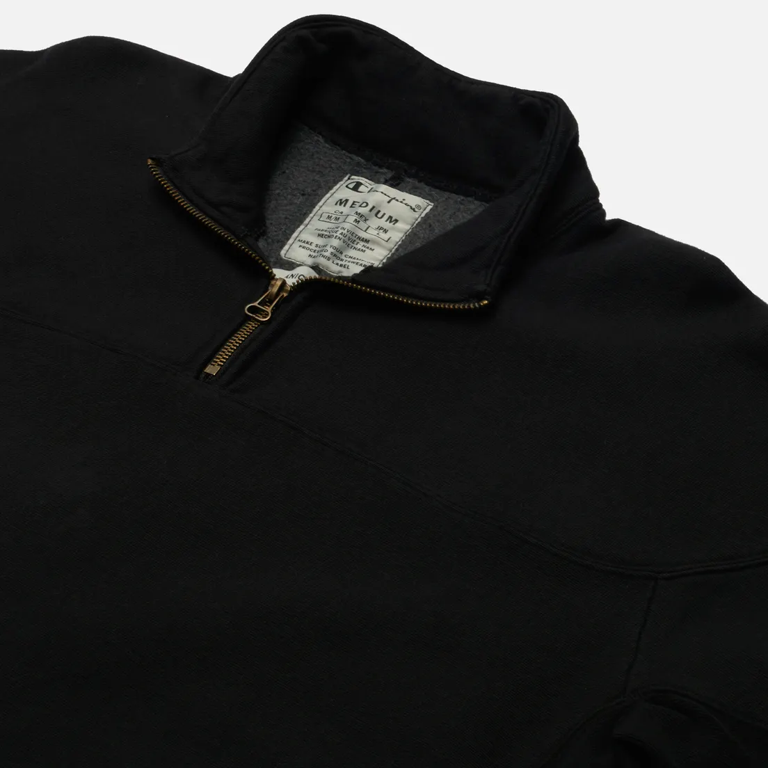 Champion Reverse Weave Мужская толстовка Organic Cotton Half Zip-Up Custom Fit