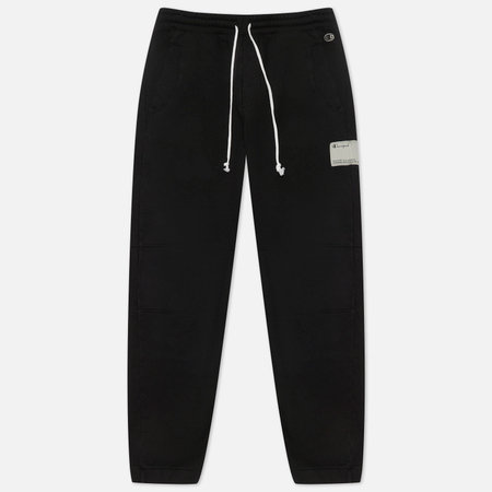 Мужские брюки Champion Reverse Weave Organic Cotton Straight Leg Custom Fit, цвет чёрный, размер L