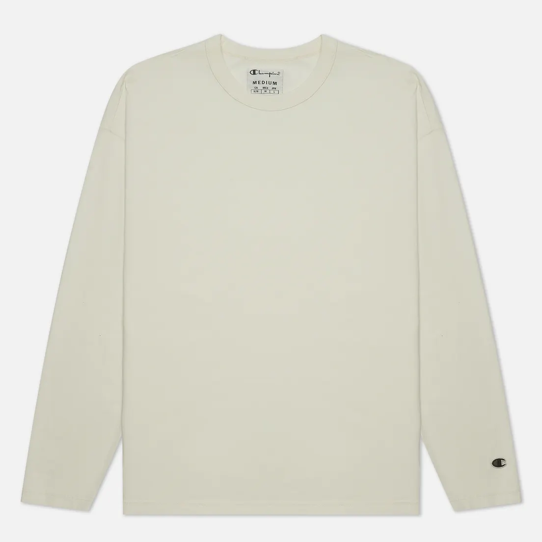 Champion Reverse Weave Мужской лонгслив Organic Cotton Crew Neck Custom Fit
