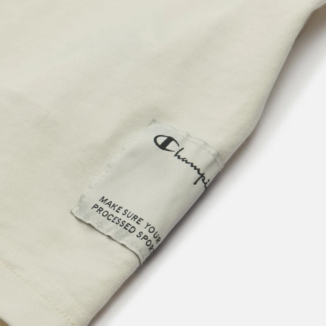 Champion Reverse Weave Мужской лонгслив Organic Cotton Crew Neck Custom Fit