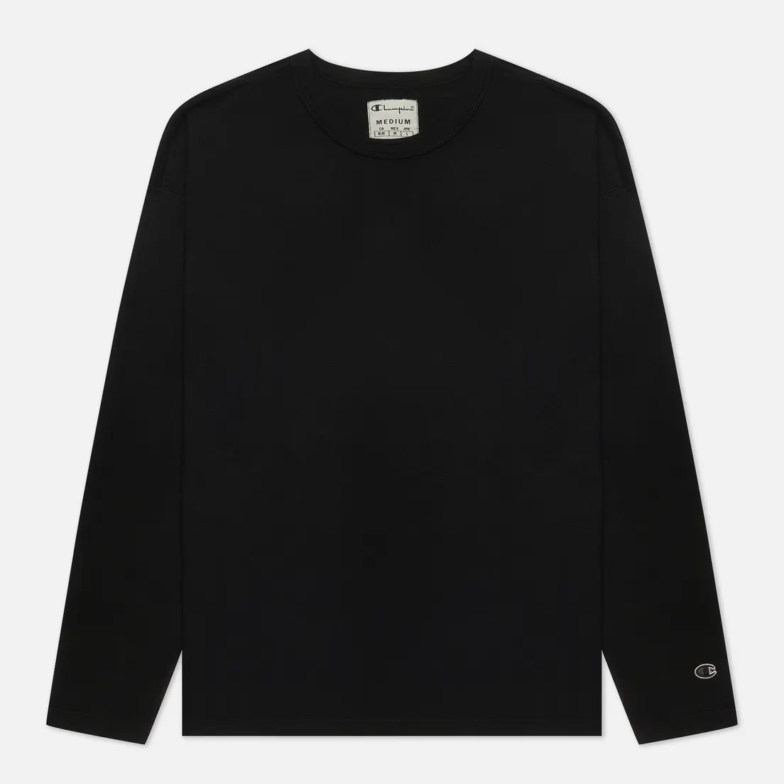 Champion Reverse Weave Мужской лонгслив Organic Cotton Crew Neck Custom Fit