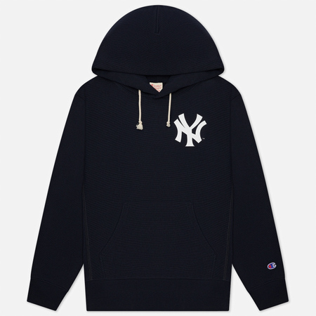 Мужская толстовка Champion Reverse Weave New York Yankees Hoodie, цвет синий, размер L