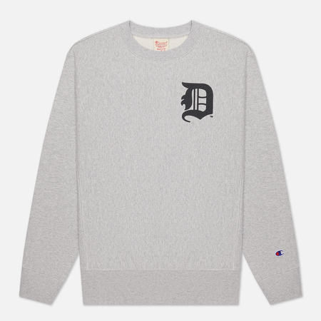 Мужская толстовка Champion Reverse Weave Detroit Tigers Crew Neck, цвет серый, размер XL